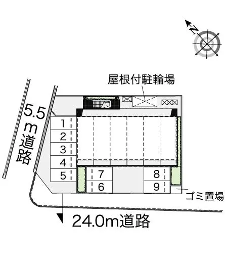 ★手数料０円★八潮市南川崎 月極駐車場